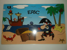 Personalized Boys Name Placements with Dry Erase Games On Back - "Eric"