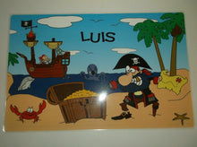 Personalized Boys Name Placements with Dry Erase Games On Back - "Luis"