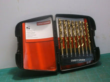 Craftsman 8 Piece Titanium Coated Drill Bits With A Broken Case Latch