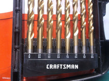 Craftsman 8 Piece Titanium Coated Drill Bits With A Broken Case Latch