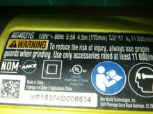 Ryobi AG4031G 4-1/2" Barrel Grip Angle Grinder 5.5A 120V