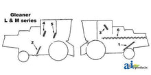 71180431 Auger Tailings Return #1 Fits Allis-Chalmers Gleaner