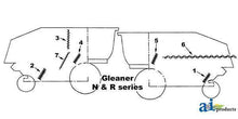 71388935 Auger Bin Loading Fits Allis-Chalmers Gleaner