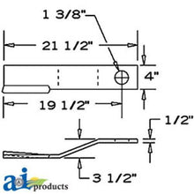 80A339 Blade Rotary Cutter CCW Fits Rhino Products