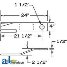 80A78495 Blade Rotary Cutter CCW Fits Bush Hog