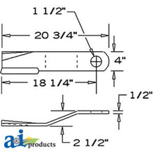 86664BH Blade Rotary Cutter CCW Fits Bush Hog
