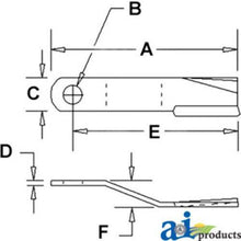 86665BH Blade Rotary Cutter CW Fits Bush Hog