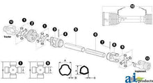 87517780 CV Free Rotation Outer Tube Fits Ford