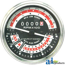 898485M91 Tachometer (MPH) Fits Massey Ferguson