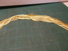 10 24" Herringbone Gold Tone Costume Necklaces