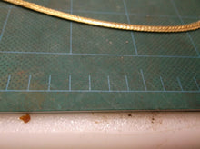 10 24" Herringbone Gold Tone Costume Necklaces