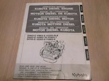 Kubota Diesel Engine Operators Manual D1403-E D1503-E D1703-E V1903-E V2003-TE