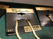 9 Rembrandt 24" Gold Tone Necklaces