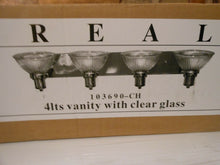103690-CH Borealis 4 Light Vanity With Clear Glass Light Kit