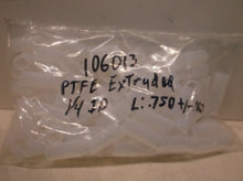 106013 PTFE Extruded 1/4" ID Cut To 3/4" =/- .063 Natural - 100 Piece Bag