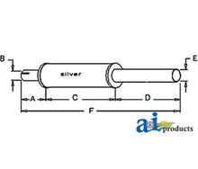 A20494 Muffler Fits Case