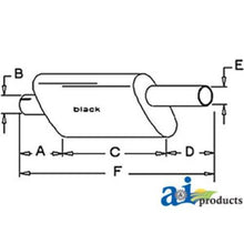 A39561 Muffler Fits Case