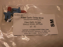 FA-STSC-SM Fiber Optic Jumper Single Mode Simplex ST-SC 2 Pc