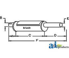 A59764 Muffler Fits Case