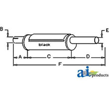 A59765 Muffler Fits Case
