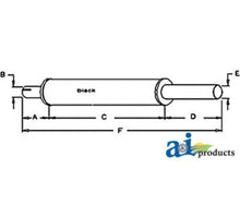 A64990 Muffler Fits Case