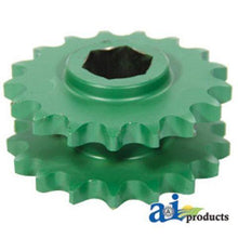 AE39301 Sprocket Double; Main Drive 17/17 Tooth Fits John Deere: 330,335,375,