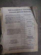 1989 Oldsmobile Toronado Chassis Service Manual OEM