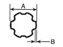 152260514 Outer Tube, Thin Wall Fits Comer V Series: Type 60 CV