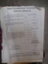 1990 Oldsmobile Toronado Dealer Service Manual OEM