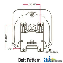 AM131801 Seat w/ Suspension Fits John Deere