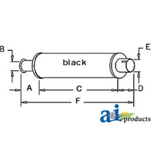 AR26640 Muffler Fits John Deere