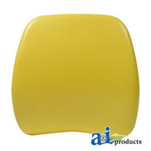 AR81168-6 Back Cushion Steel Yellow Vinyl Fits John Deere