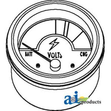 AT104767 Gauge Voltmeter Fits John Deere