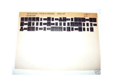 Caterpillar Parts Manual 1670 Truck Engine Microfiche