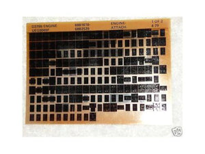 Caterpillar Parts Manual D379B Engine Microfiche