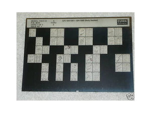Clark Michigan 110H12 Scraper Tractor Parts Manual Micr