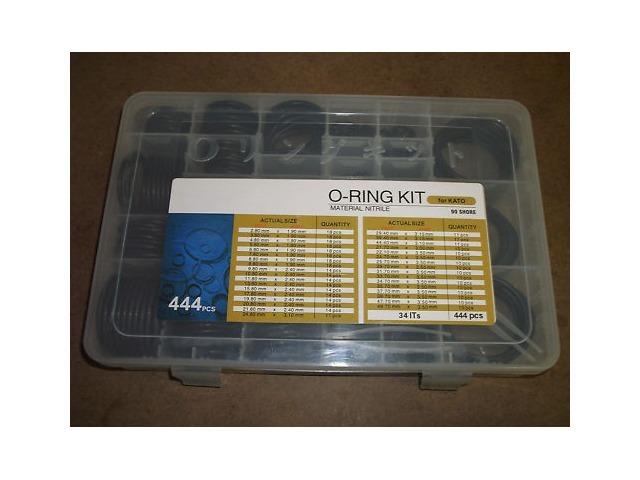 Master O-Ring Seal Kit for Kato Excavator 444 pcs