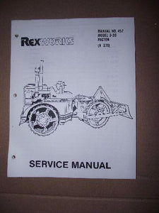 Rex Works Manual No. 457 Pactor Model 3-30 Service Manual