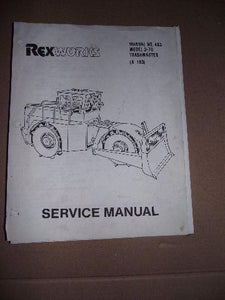Rex Works Manual No. 483 Trashmaster Model 3-70 Service Manual