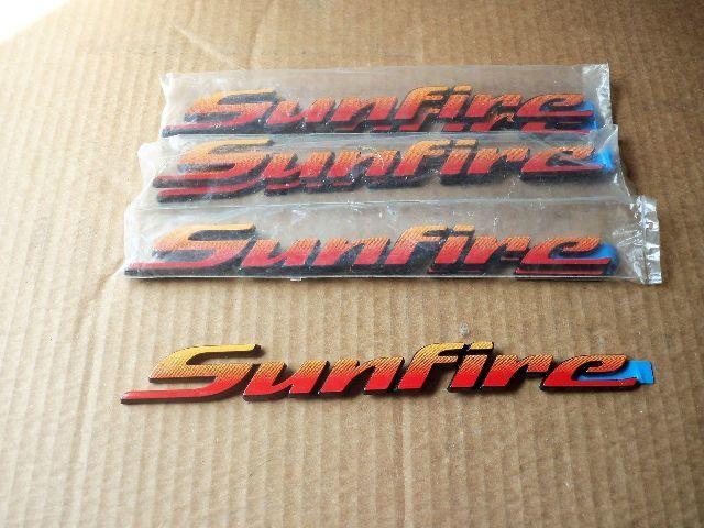 Sunfire Car Emblem/Decal Fits Pontaic Sunfire 1985-2005