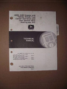 Technical Manual Test Section 9025 for John Deere 444H 544H Loader & TC44H TC54H