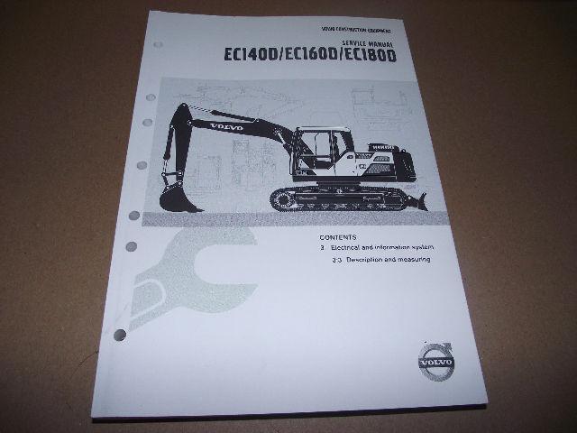 Volvo EC140D / EC160D / EC180D Service Manual Section 3 Electrical & Info system