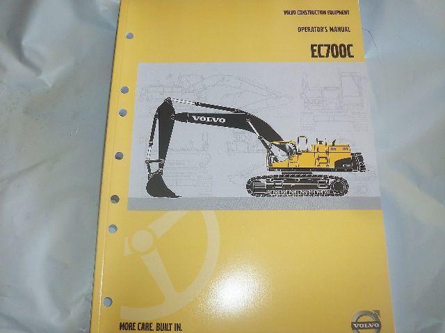 Volvo Excavator Operator's Manual For EC700C