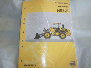 Volvo Wheel Loader Operator's Manual For L45F/L50F