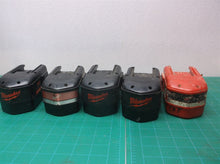 Lot Of 5 Milwaukee 18 Volt Nicad Batteries For Cores Or Salvage