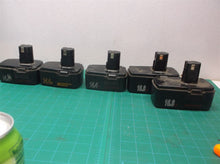 Lot Of 5 Craftsman Batteries 3 14.4 Volt & 16.8 Nicad Batteries For Cores Or Salvage