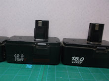 Lot Of 4 Craftsman Nicad Batteries For Cores Or Salvage 1-9.6V 1-14.4V 1-16.8V 1-18V