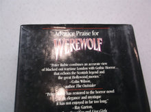 Werewolf : The Novel by Peter Rubie Hard Cover