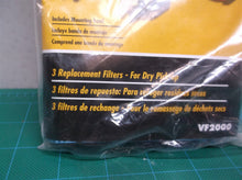 Multi Fit Replacement Filters VF2000 For Husky, Stinger & Bucket Head - 3 Pack