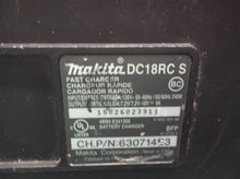 Makita DC18RC S 18V Li-Ion Rapid Battery Charger does not power on for parts